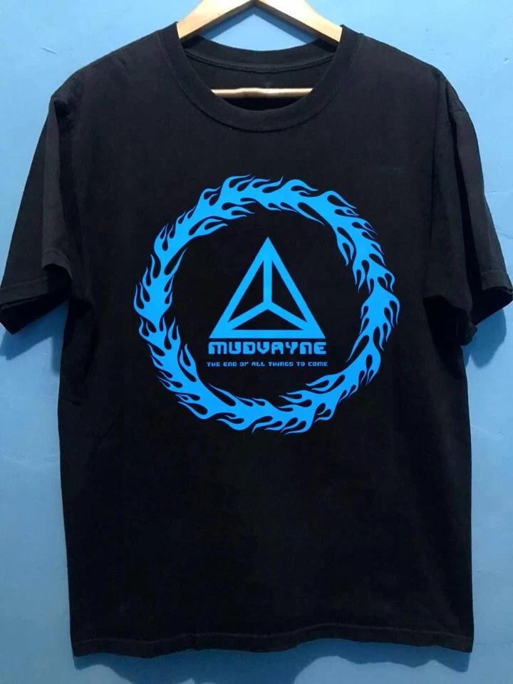 

NEW Mudvayne Band Logo Classic Retro Black All Size Shirt VC2020 L