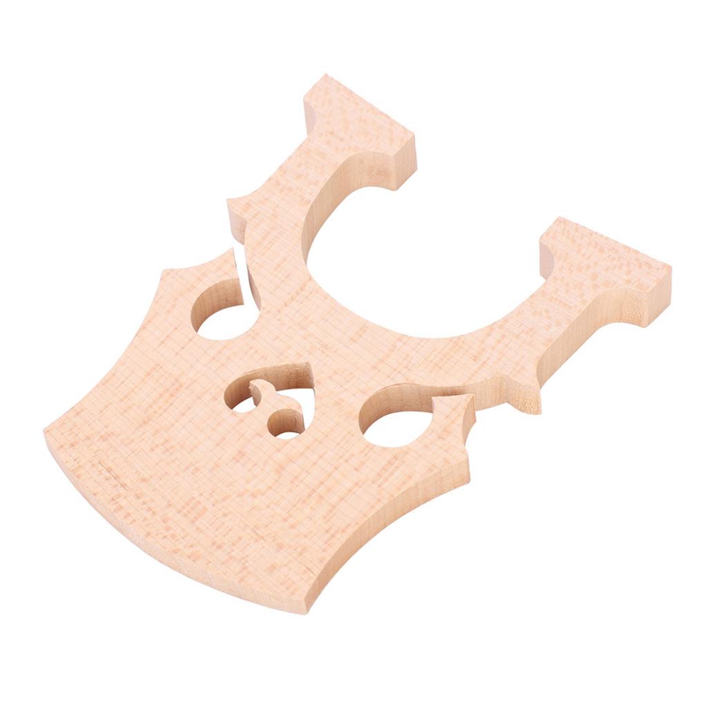 Maple Wood Cello Bridge Replacement Parts Instrument Accessory for 4 4 3 4 Cellos (4 4)