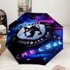 Football Club Emblem lion Umbrella 8-Frame for Travel, camping, Casual Lightweight Portable Umbrella, Essential for every family Holidays Gift