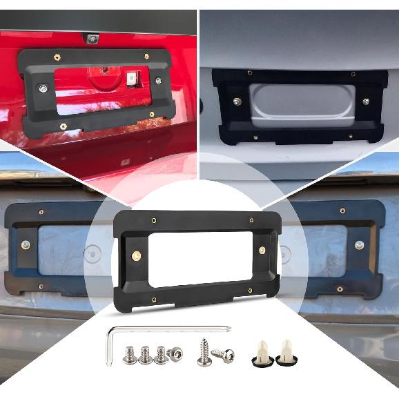 RED WOLF Rear License Plate Frame Bracket Holder Mount Fit For 2005- BMW 1/2/ 3/5 / 6/ X Series, 328I 323I 528I M3, 2002- Mini Cooper 51187160607 &