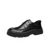 2025 Trendy British Business Men's Thick-Soled Casual Loafers for Spring & Autumn