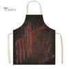 Novelty Barbecue Apron Halloween Butcher with Realistic Blood Stain, Washable Protective Work Apron, Funny Prank Gift Horror Costume Prop for Cosplay