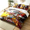 Digimon 3pc Duvet Cover Set Simple Modern Bedding Set Wrinkle Resistant Soft Fabric All Season Use a perfect gift
