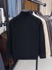 Men's Winter Coral Fleece Half-Zip Sweatshirt: Thick, Warm, Double-Sided Casual Base Layer