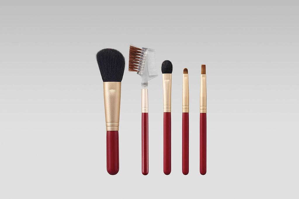Kumano Makeup Brush Brush of the Heart Set, KFi-R120RP
