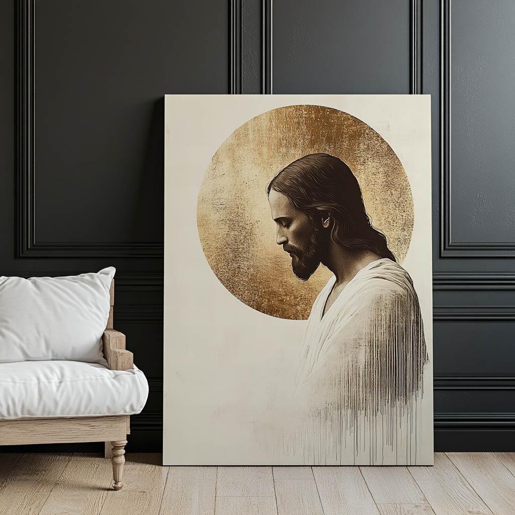 Divine Simplicity Divine Simplicity, 50X70 Cm, Black Aluminum Frame, 230 Gsm Matte Paper