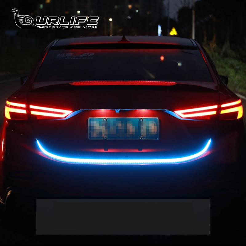 LED Car Daytime Running Light Waterproof Strip Auto Headlights White Turn Signal Brake Lights 12V For Kia Optima