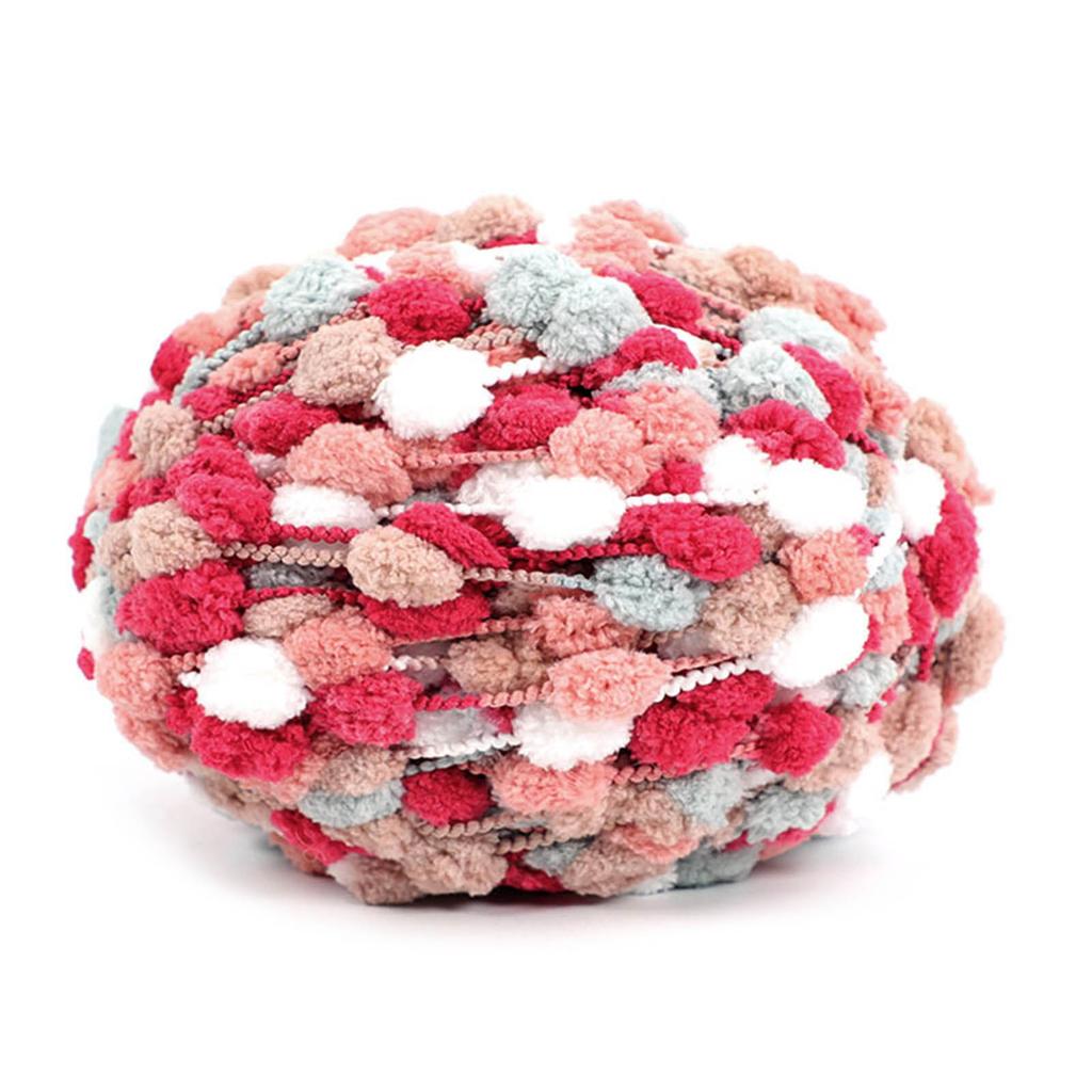 Crochet Yarn Soft Yarn Roll of 100g Knitting Yarn for DIY Hand Knitting Weaving Bags Hat Clothes DIY Crafts