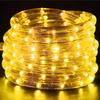 360 Neon Strip Light AC 220V Round Neon Tube Outdoor Waterproof IP67 Flexible Neon Light with EU Plug Blue/Red/Green/Yellow/RGB