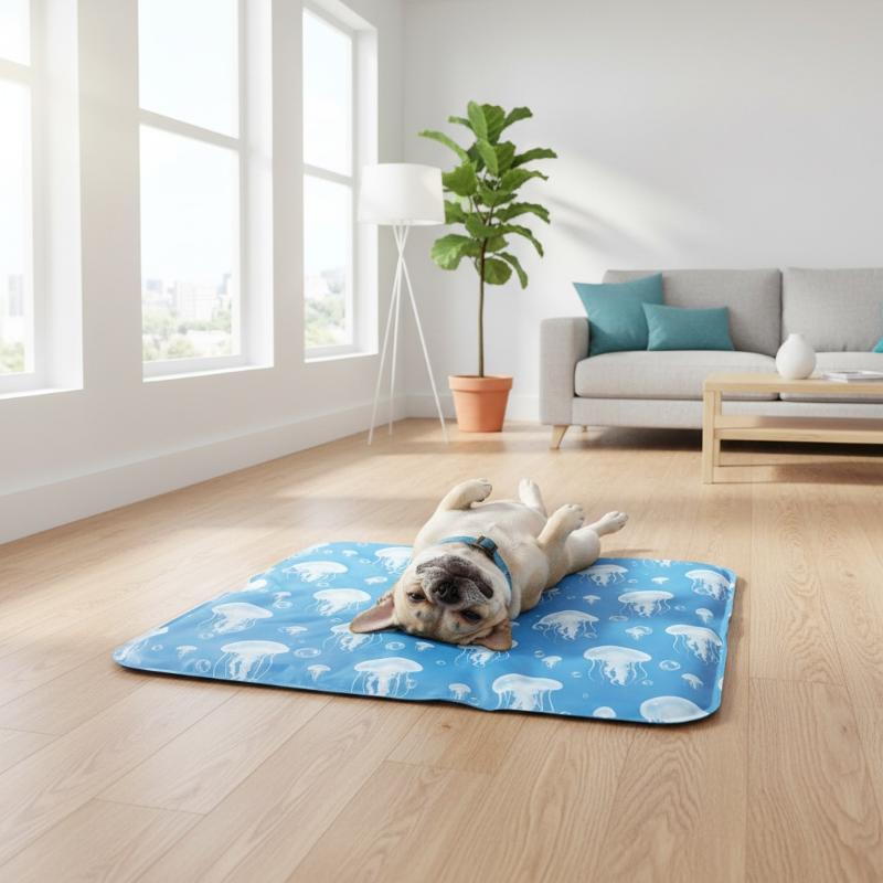 Self Cooling Gel Dog Cat Ice Pad Non Toxic Pet Cooling Mat For Summer Indoor Outdoor Bed Crate Couch