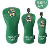 Golf Head Cover Utility Cover Set Driver 460cc 440cc Compatible Cover Wood Cover UT Cover Waterproof Specification Tiger Character Tiger Character (1