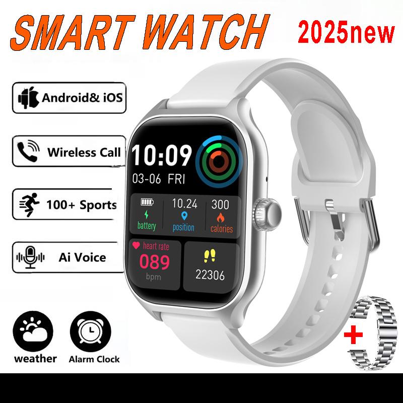 New Smart Watch Men Women Heart Rate Sleep Health Monitoring BT Call Message Notification Multi-sport Mode Smartwatch