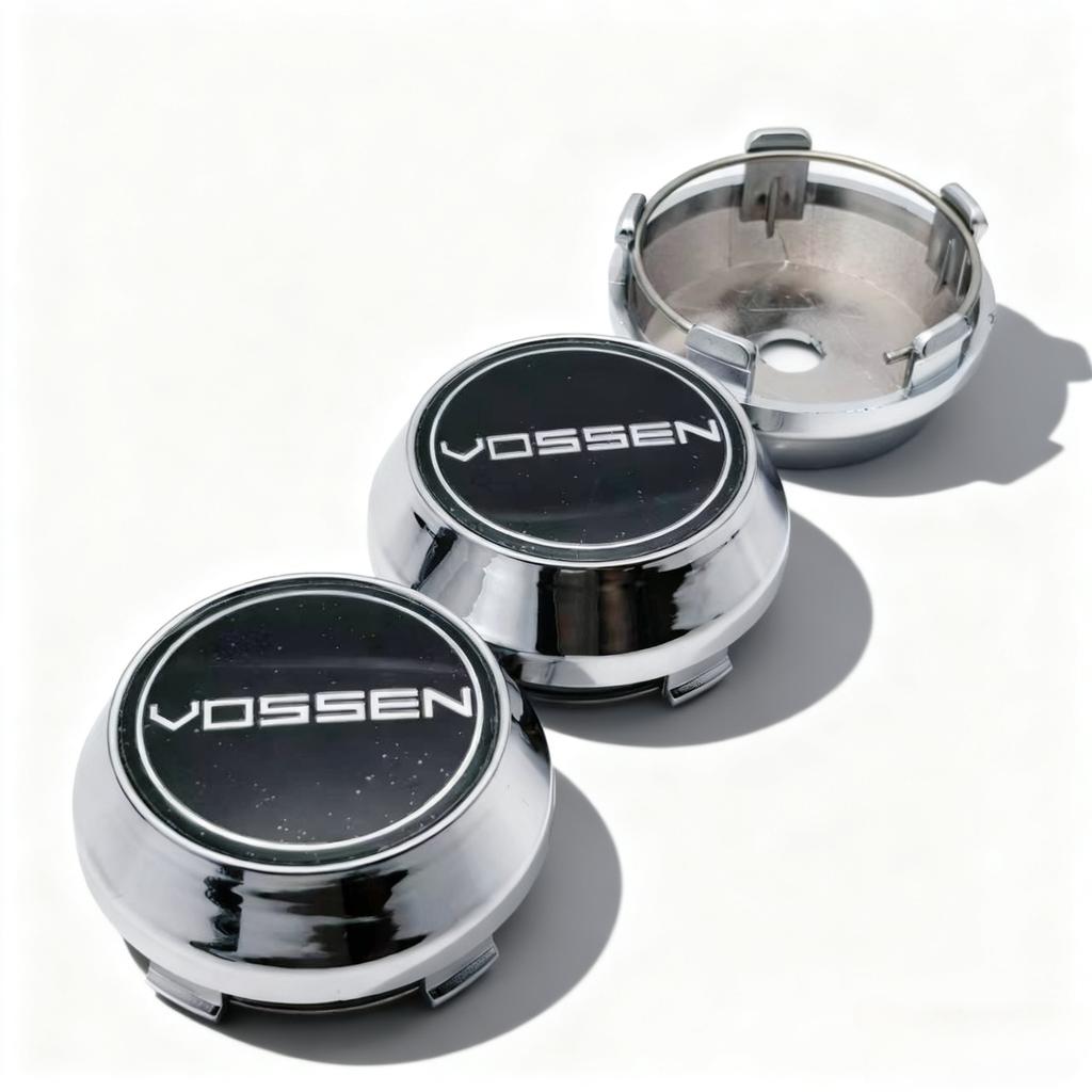 4pcs Vossen Logo Badge Emblem Car Wheel Center Caps 60MM 56MM Car Wheels Hub High Cap Rim Hubcaps Cover Replace Car Accessories
