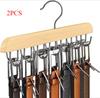 Wooden Belt Rack Scarf Organizer Women Storage Hangers for Clothes Case Home Wardrobe Accessories Supplly Men Tie Belt Hangers