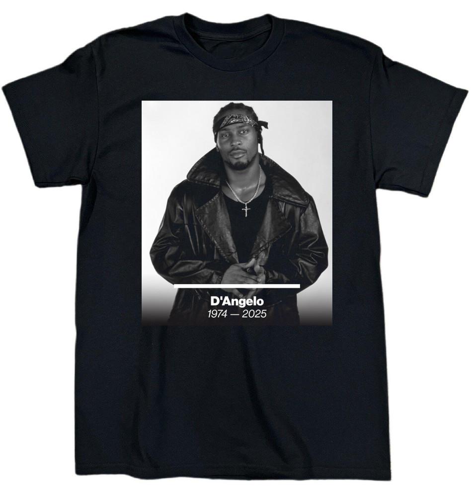 

NEW D#039;Angelo 1974 2025 Short Sleeve Cotton Black T Shirt S5XL AG794 Unisex T-Shirt XXXXL