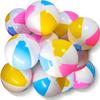 YoXinKau Beach Balls, 38cm, 12-Pack, Water Play, Beach Toys, Outdoor, Summer Events, Beach, Pool, Garden, Kids, Adults, Beach Volleyball, Soft