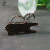 Antique Copper Sika Deer Tabletop Small Ornaments Vintage Brass Animal Figurines Desk Decorations Accessories Home Decor Crafts