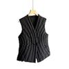 New V-neck 90 white duck down, vest, down jacket, vest, thin women's European goods, high quality