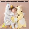 Animal Cartoon Kid Plush Pillow With Patting And Music Functions To Soothe Sleep