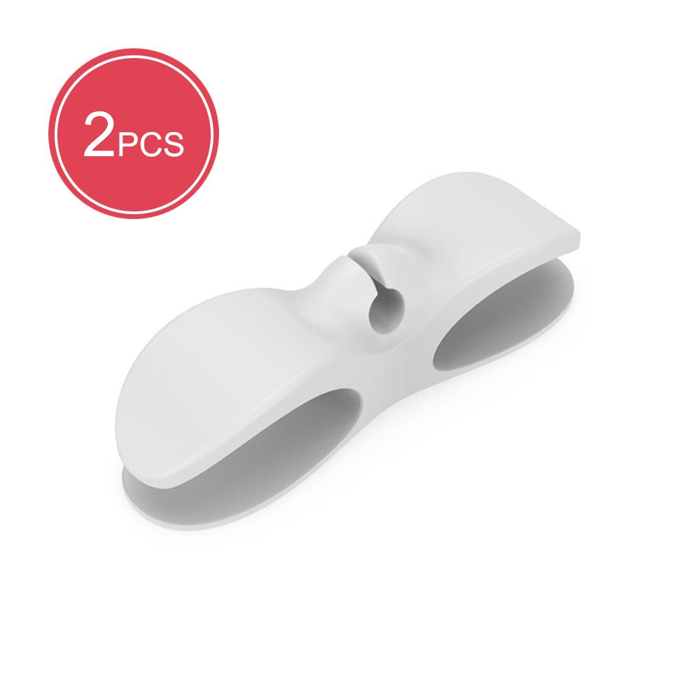 

2 шт. Проволочный бытовой органайзер для кабелей Хранение шнура питания Фиксатор вилки для кухни Намотка Отделка