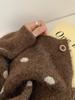 Koreanischer Polka-Dot Strickcardigan - Rundhals, Vielseitiger Herbst-/Winterpullover für Damen