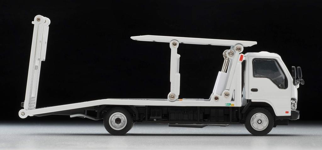 Tomica Limited Vintage Neo Scale Isuzu Elf Hanamidai Auto Safety Loader Big Wide White Finished Model 1/64 LV-N191a