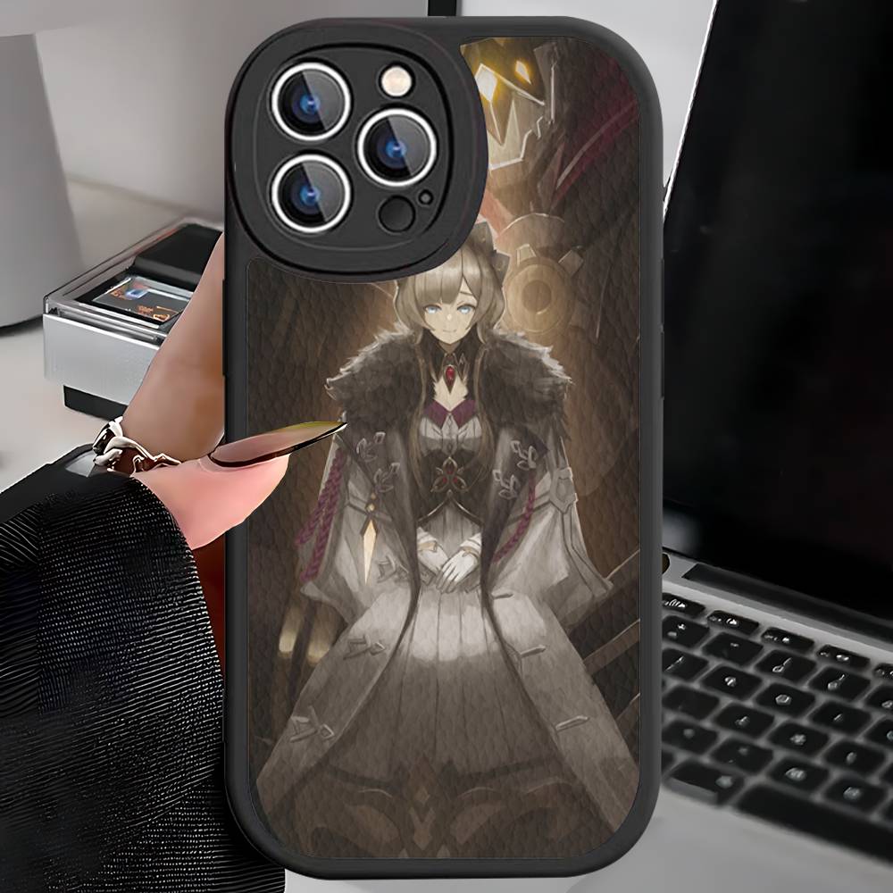 

Game Genshin Impact Sandrone Phone Case for iPhone 16 15 14 13 Pro Max 11 12 Plus Leather Silicone Cover iPhone 14