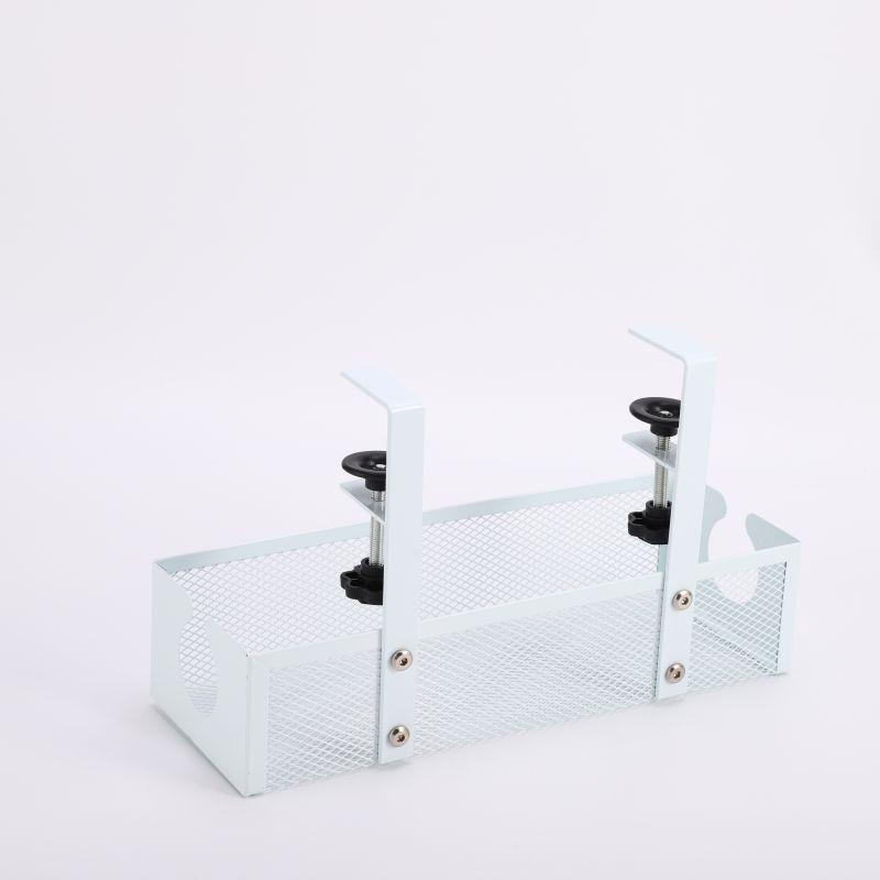 Tavă de gestionare a cablurilor sub birou, fără găurire, organizator de cabluri din oțel, tavă de gestionare a cablurilor, raft de depozitare pentru cabluri