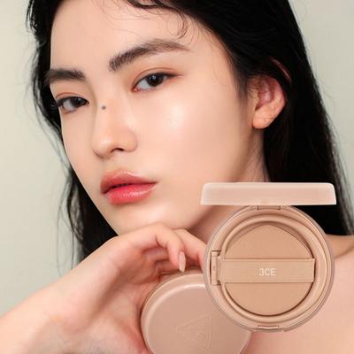 3CE Glow Cushion, 002 SOFT NUDE, 1 Piece