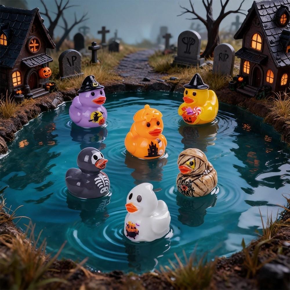 30pcs/set Festive Design Resin Garden Ornament Cartoon Style Halloween Decoration Fairy Garden
