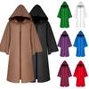 Wars Star Jedi Warrior Hooded Cloak Cape Robe Costume Cosplay Halloween Party