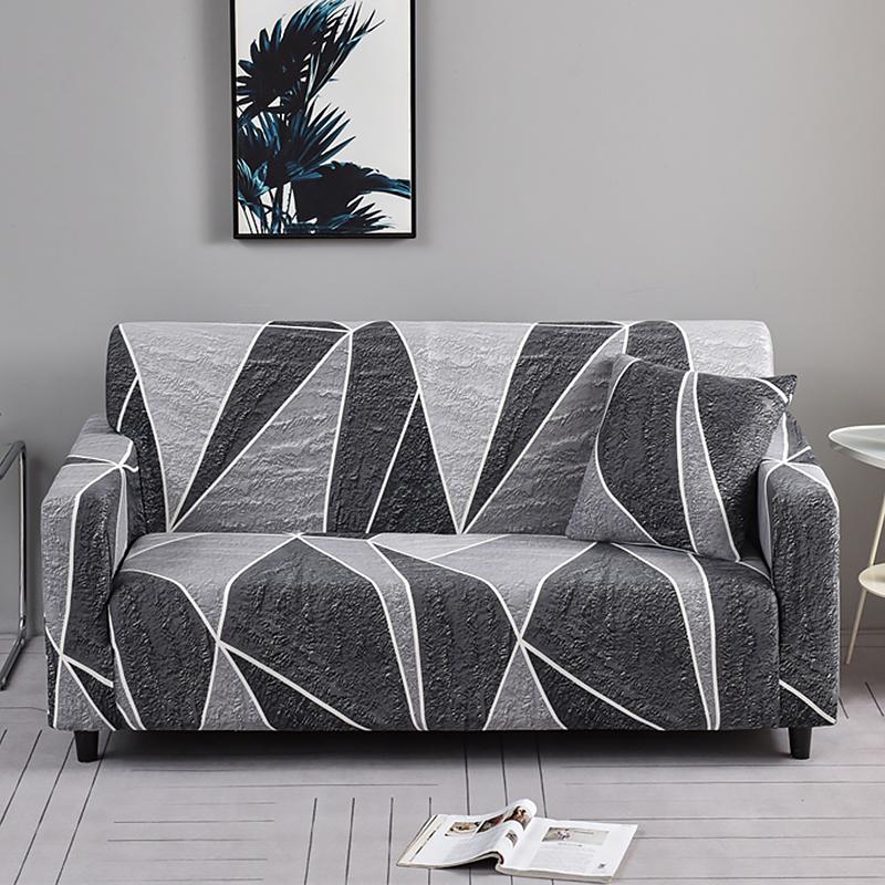 Stretch Sofa Covers for Living Room Anti Slip Sofa Slipcover with Elastic Bottom Pets Friendly Couch Cover Furniture Protector
