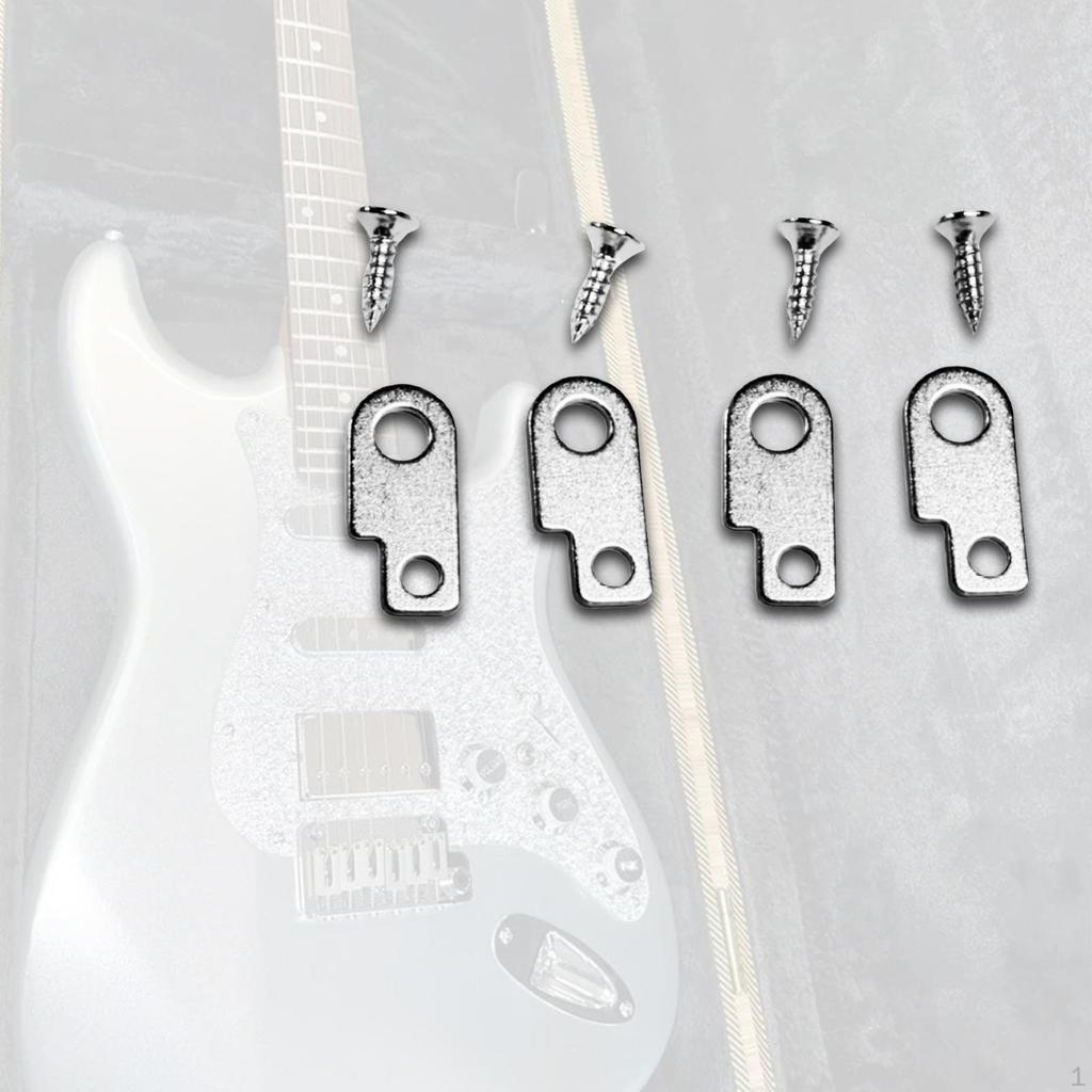 Electric Guitar Effects Pedal Mounting Accessories Convenient Easy Installation Making 4 Brackets