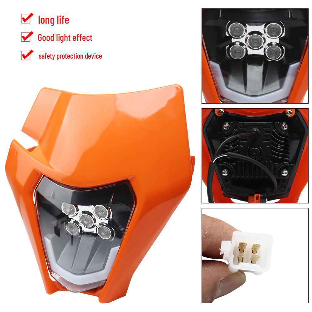 Off-Road Motorcycle LED Headlight for EXC, EXCF, SX, and XC 125-450 Models