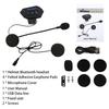 Wireless Motorcycle Helmet Headset Bluetooth Earphone with Handsfree Mic Music Player And Voice Control for Motorbike Rider