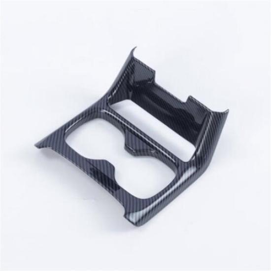 Carbon Fiber Front Water Cup Holder Cover Trim For Honda CR-V CRV 2023 2024 2025