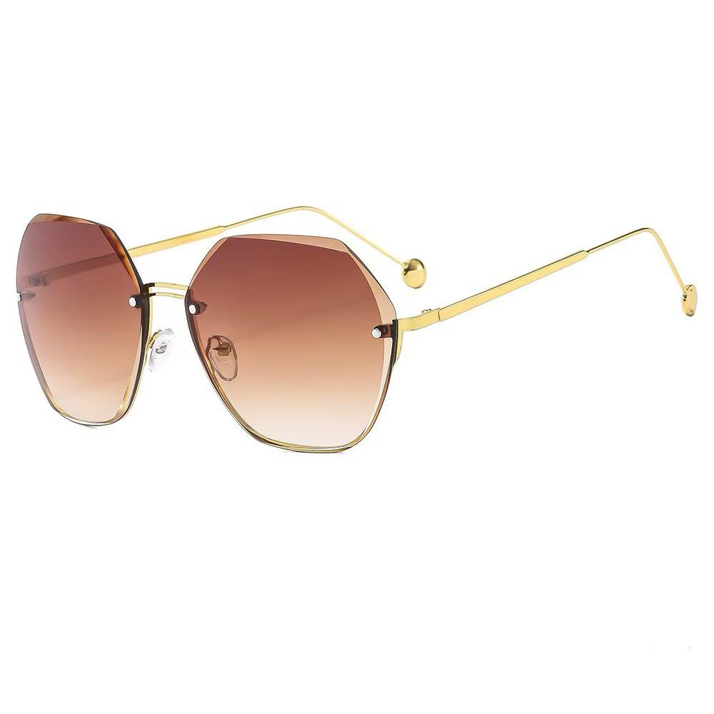 Korean Style Trendy Gradient Frameless Sunglasses for Women