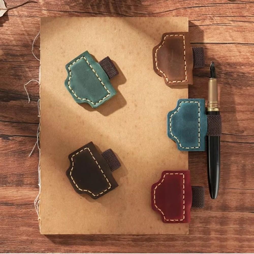 Magnetic Buckle Magnetic Leather Bookmark Multifunctional Magnetic Page Clips For Bookworm