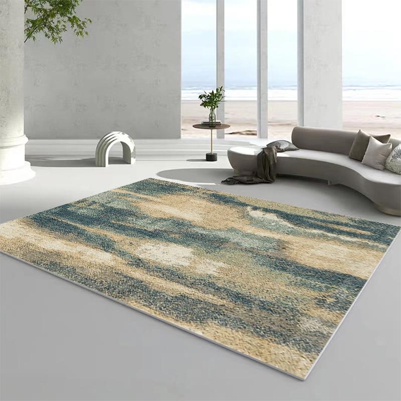 Abstract Style Printing Large Area Rug Non-Slip Wear-resistant Carpet for Living Room Bedroom Soft Floor Mat Home Decoration