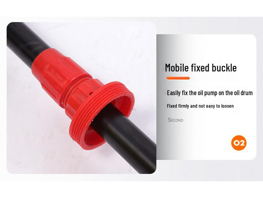 Multi-Purpose Cast Iron Manual Oil Pump - Hand-Operated Drum-Mounted Extractor
