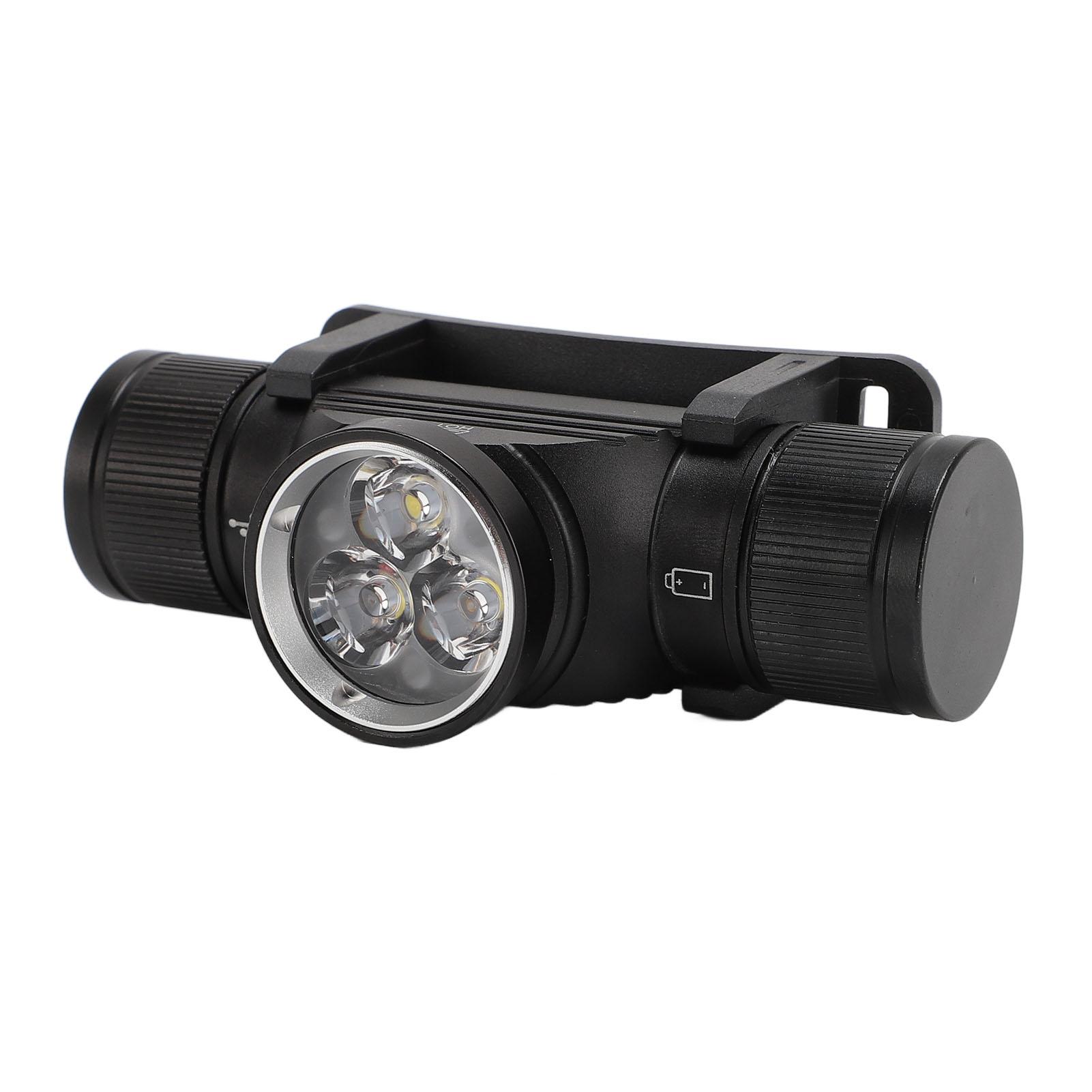 

Перезаряжаемый налобный фонарь IP66 Водонепроницаемый с регулируемым углом наклона из алюминиевого сплава Легкий налобный фонарь для