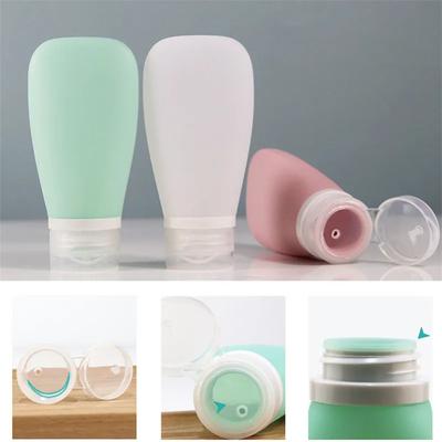 Reiseflaschen aus Silikon, auslaufsicher, quetschbar, nachfüllbar, Behältergröße, Kosmetiktube zum Abfüllen von Shampoo, Lotion, Seife und Flüssigkeiten