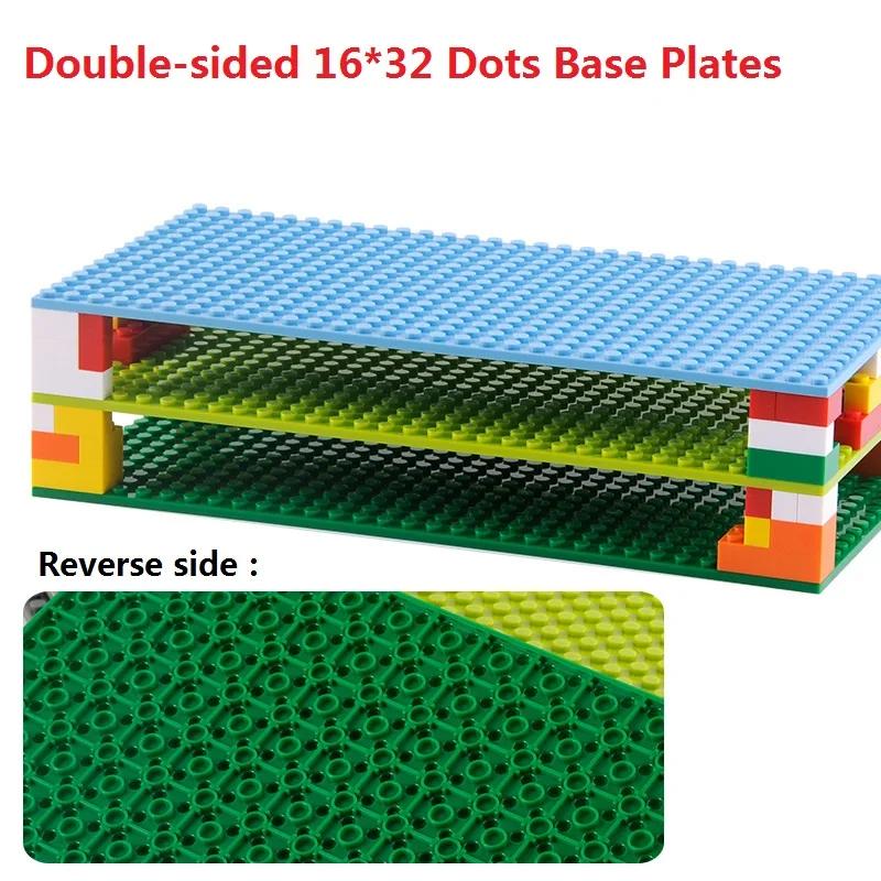 Non-Toxic Single Double Sided 32X32 16X16 16X32 Dots Classic Base Plates Blocks Diy Small Size Bricks Baseplates Construction Building Toy
