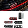 AUYGS1 3D Metal Letters GLI Logo Front Grill Emblem Badge Car Trunk Decals For GTI VW Jetta Passat Arteon Golf MK6 Sticker