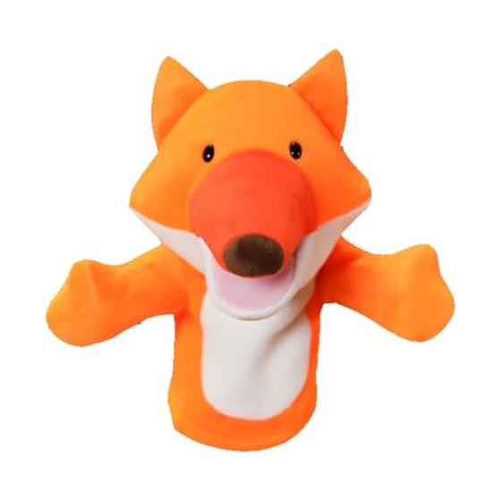 Hand Puppet Puppet Doll Stuffed Toy Mouth Moves (Fox)