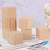 Operitacx Wooden Cubes, Set of 30, 1.2-inch x 3-cm Square, Educational Building Blocks, Natural Wood, Unpainted, Smooth to the Touch, for Kids'