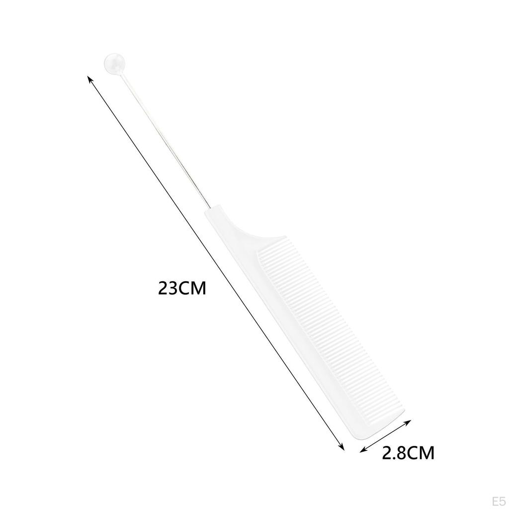 3 Pieces DIY Beaded Hair Combs Hairdressing Comb Women Girls Cutting Styling Grooming