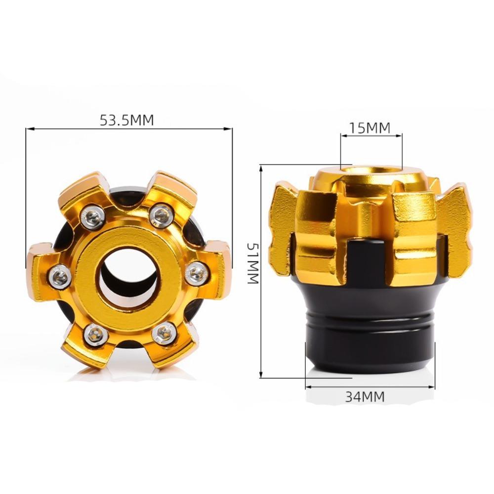 

2 шт./компл. Колпачки оси мотоцикла из алюминиевого сплава, слайдеры, чашки, украшение, инструмент для модификации мотоцикла жёлтый