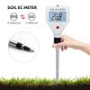Soil EC Meter 0-1999us/cm High Precision EC Tester Probe ATC Conductivity Detector for Farmland Garden Planting Aquaculture
