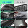 2pcs Car Front Inner A Pillar Trim for Corvette C8 Z51 Z06 Stingray HTC 2020 2021 2022 2023 2024 2025 2026,Genuine Carbon Fiber Window Triangle Cover